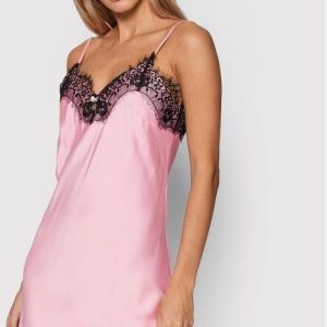 Blugirl Blumarine Sukienka koktajlowa RH1013-T0096 Różowy Regular Fit