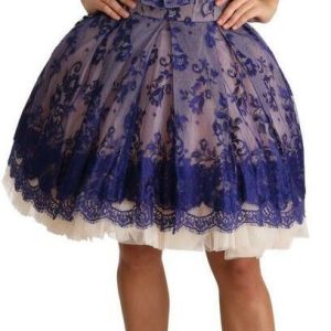 Dolce & Gabbana Lace Ballerina Strapless Dress