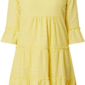 Sukienka mini z tkanym wzorem