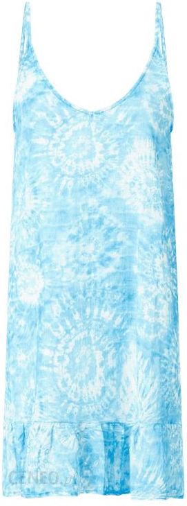 Sukienka plażowa z efektem batiku model ‘Pirae Bluewashed’