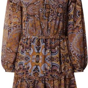 Sukienka z szyfonu ze wzorem paisley model ‘Marcin’